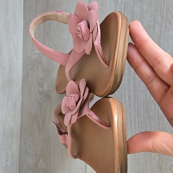 Soul Naturalizer Pink Floral Women's Sandals Bow Flower Shoes Sz 9.5M - Picture 5 of 10